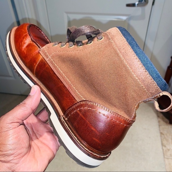 Aldo Two Tone Boots - Picture 8 of 11